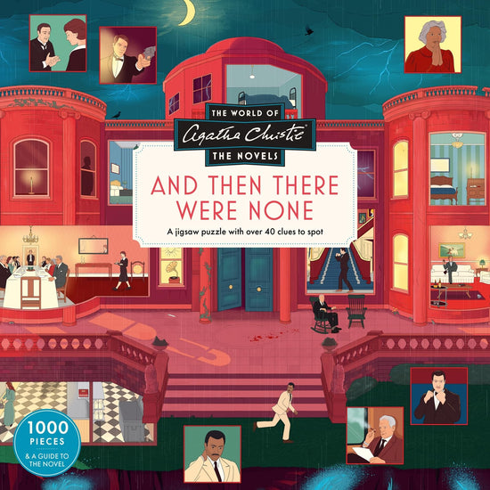 The World of Agatha Christie and Then There Were None 1000 Piece Puzzle