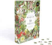 Around the World in 50 Trees Puzzle: 1000 Pieces