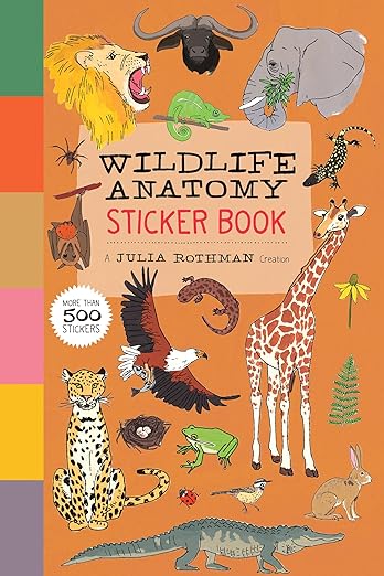 Wildlife Anatomy Sticker Book