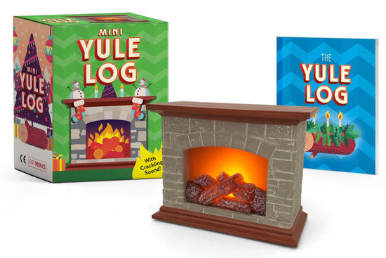 Mini Yule Log: With crackling sound!
