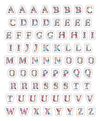 So. Many. Letter Stickers.: 3,820 Alphabet Stickers for Word Nerds (Pipsticks+workman)