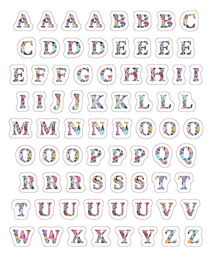 So. Many. Letter Stickers.: 3,820 Alphabet Stickers for Word Nerds (Pipsticks+workman)