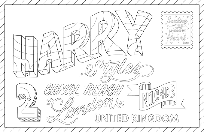Colour In Harry: A Unofficial Harry Styles Colouring and Sticker Book