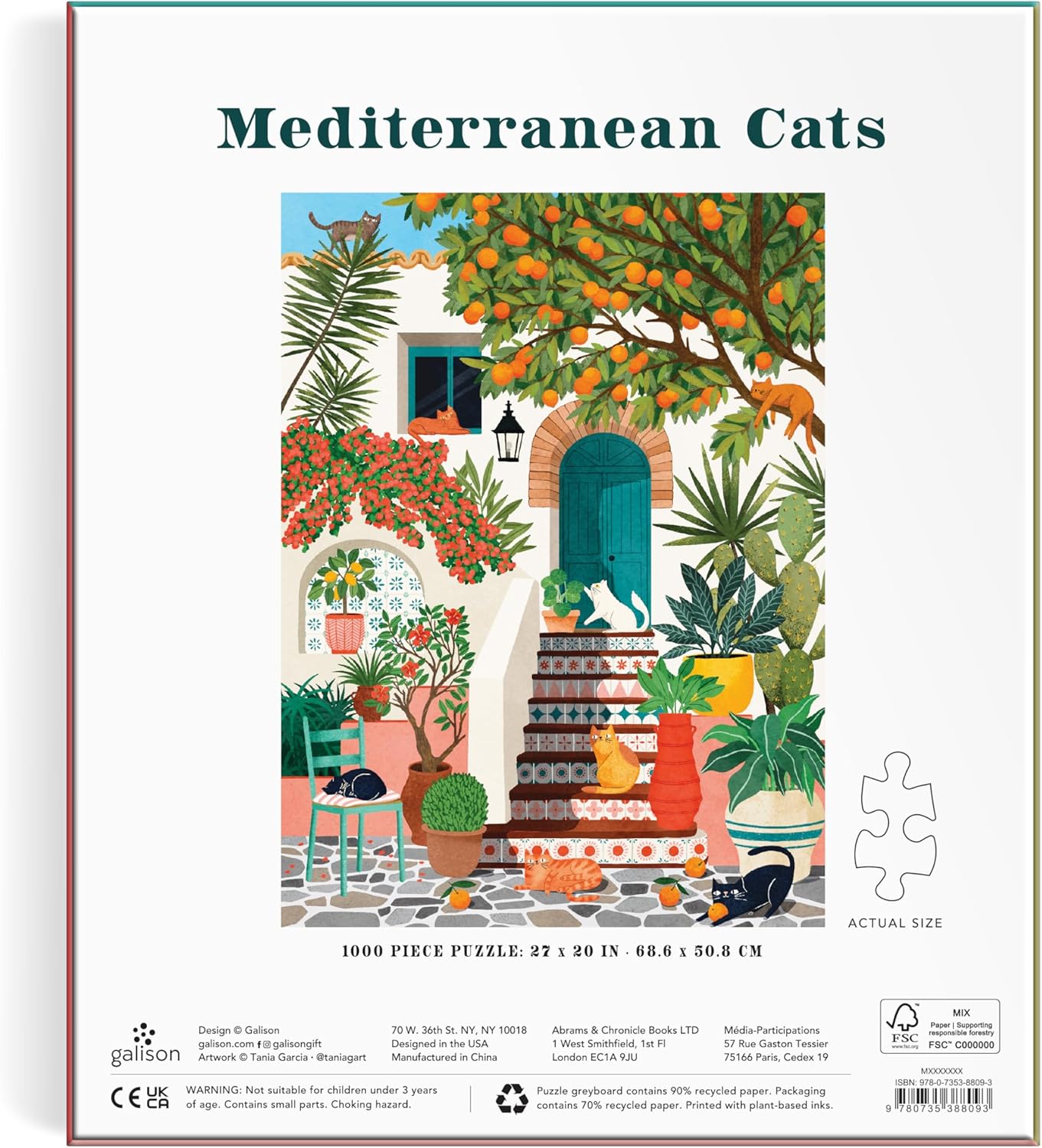 Galison Mediterranean Cats