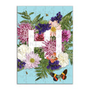 Say It With Flowers Hi Greeting/ Puzzle