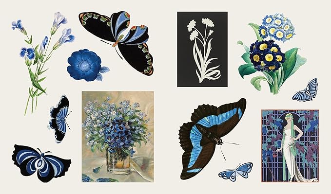 The Sticker Treasury of Blooms and Butterflies