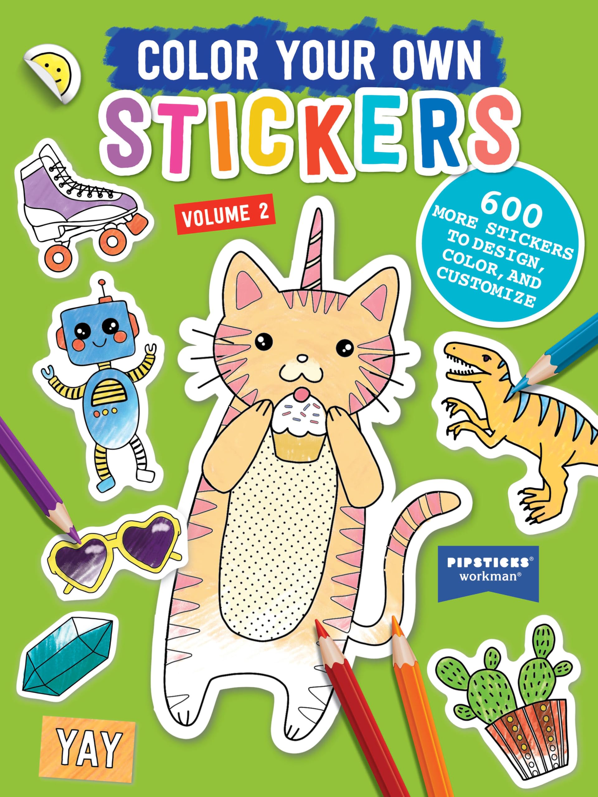 Color Your Own Stickers, Volume 2: Trade Edition