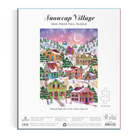 Snowcap Village 1000 Piece Foil Puzzle
