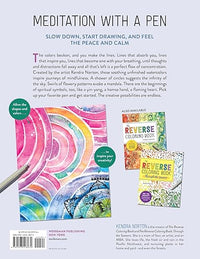 Reverse Coloring Book: Mindful Journeys