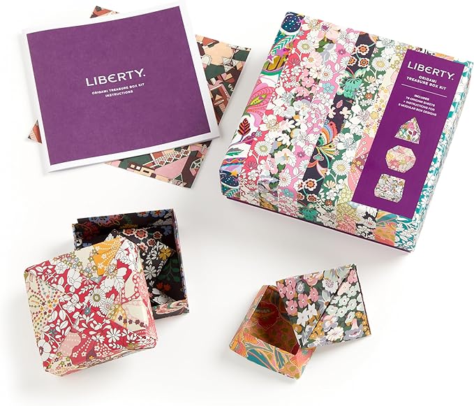 Liberty Floral Origami – Origami Kit Featuring Iconic Liberty Prints and Instructions for Origami Folds