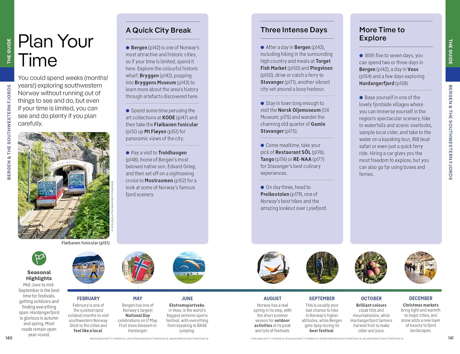 Lonely Planet Norway: Detailed Itineraries