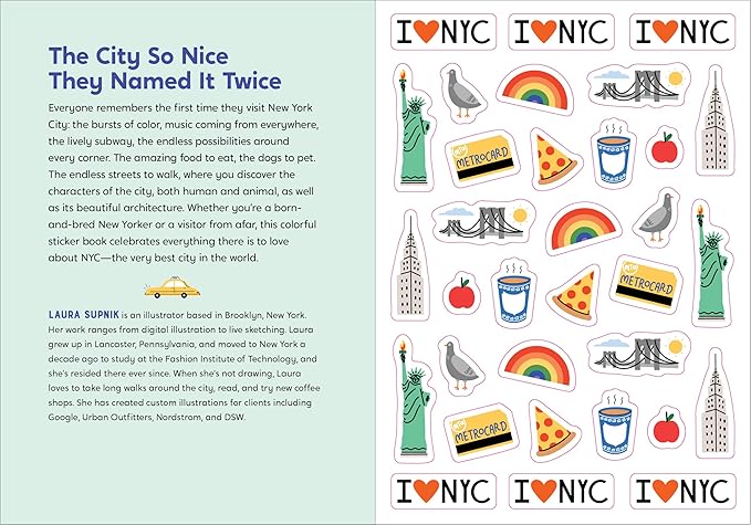 I Love New York City Sticker Book: 425+ Stickers Celebrating the Big Apple (State of Mind Stickers)