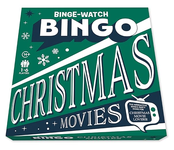 Binge-watch Bingo Christmas Movies: A Game for Film & TV Lovers