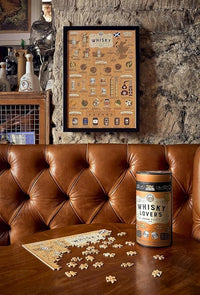 Whisky Lover's 500 Piece Jigsaw Puzzle, Yellow