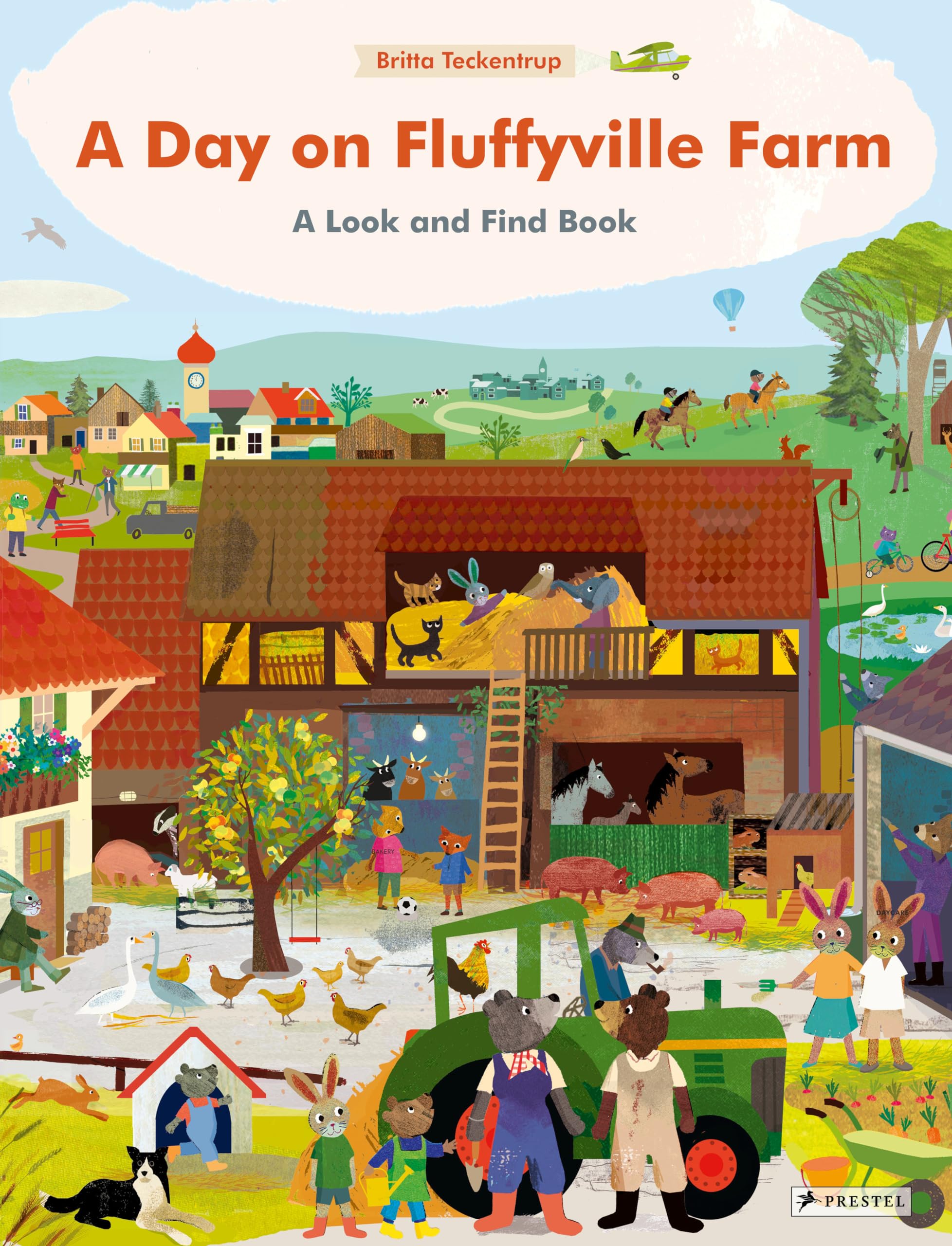 A Day on Fluffyville Farm: A Look-and-Find-Book