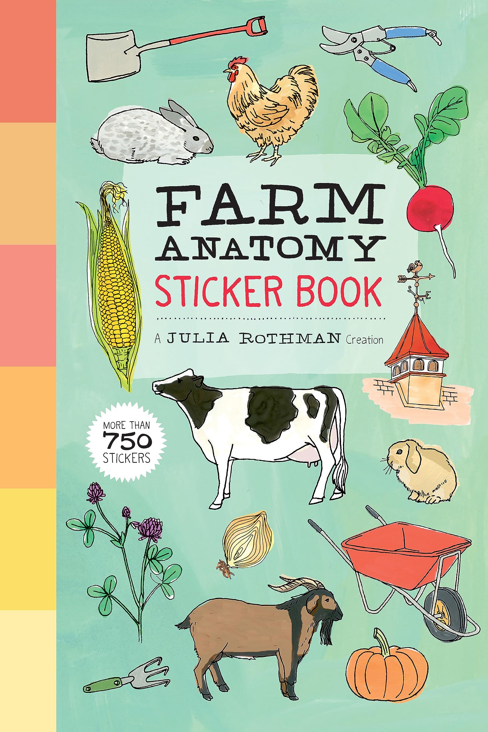 Farm Anatomy Sticker Book
