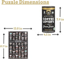 Coffee Lover's Jigsaw Puzzle pour Amateur de café 500 pièces Multicolore