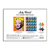 Warhol Marilyn 500 Piece Double Sided Puzzle
