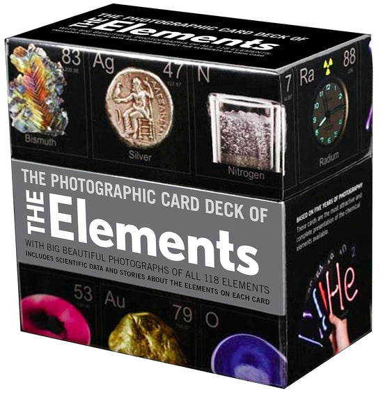 Photographic Card Deck Of The Elements: With Big Beautiful Photographs of All 118 Elements in the Periodic Table (BD&L)