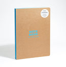 Kraft and Blue A4 Notebook: Lined Paper