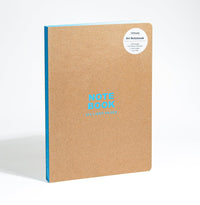 Kraft and Blue A4 Notebook: Lined Paper