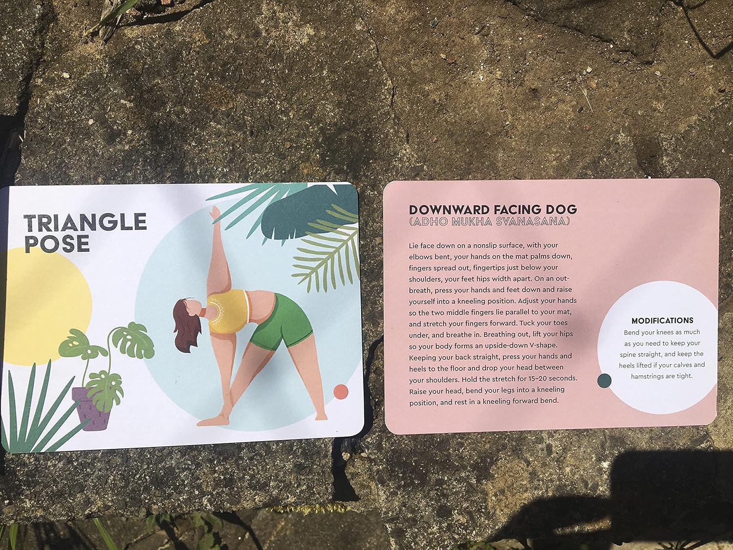 Yoga Asana Cards: 50 poses & 25 sequences