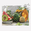 Melons From The Vine – 1000 Piece Puzzle Featuring A Mediterranean Still Life Of Summer Melons