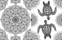 The Tranquil Ocean Mandalas Colouring Book