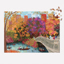 Joy Laforme Autumn on Bow Bridge 1000 Piece Puzzle