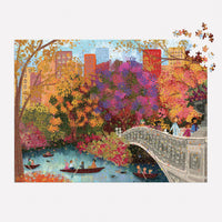 Joy Laforme Autumn on Bow Bridge 1000 Piece Puzzle