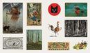 The Sticker Treasury of Ghosts & Dark Curiosities: An eclectic book of stickers for journaling, collaging, scrapbooking and more