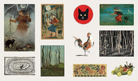 The Sticker Treasury of Ghosts & Dark Curiosities: An eclectic book of stickers for journaling, collaging, scrapbooking and more