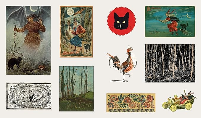 The Sticker Treasury of Ghosts & Dark Curiosities: An eclectic book of stickers for journaling, collaging, scrapbooking and more