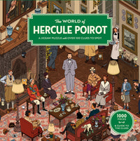 The World of Hercule Poirot: A 1000-piece Jigsaw Puzzle with over 100 Clues to Spot: A Gift for Fans of Agatha Christie