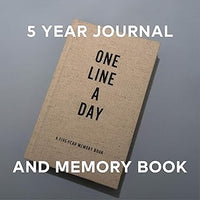 Canvas One Line a Day: A Five-Year Memory Journal