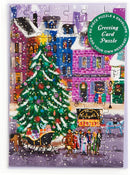 Joy Laforme Christmas Square Greeting Card Puzzle
