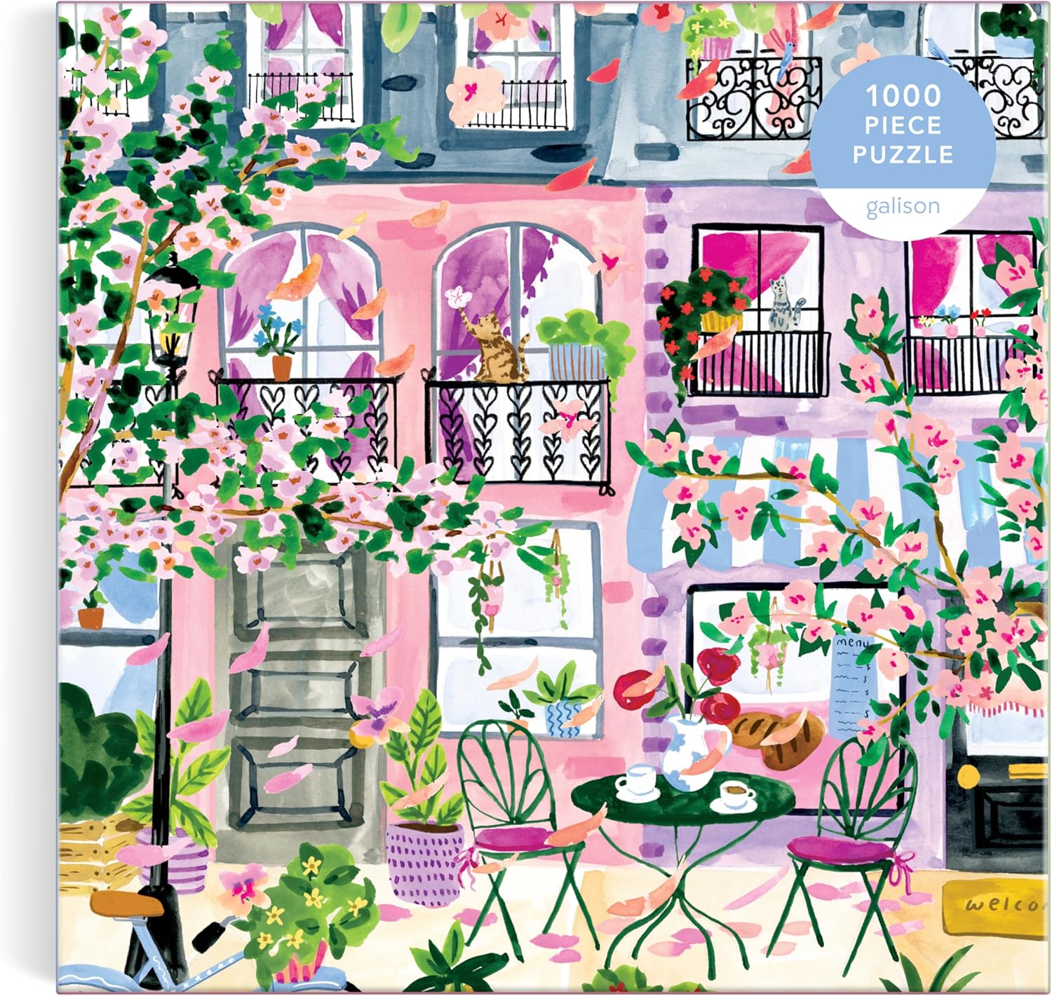 Cherry Lane Blossoms – 1000 Piece Jigsaw Puzzle