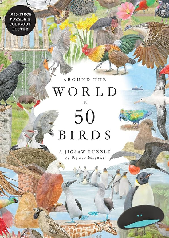 Laurence King Publishing: Around the World in 50 Birds: 1000 piece Jigsaw Puzzle