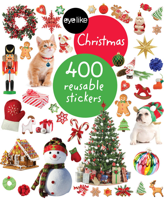 Eyelike Stickers: Christmas: 400 Reusable Stickers