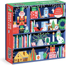 Deck The Shelves – 1000 Piece Puzzle Fun and Challenging Activity with Bright and Bold Artwork of A Christmas Holiday Shelf for Adults and Families