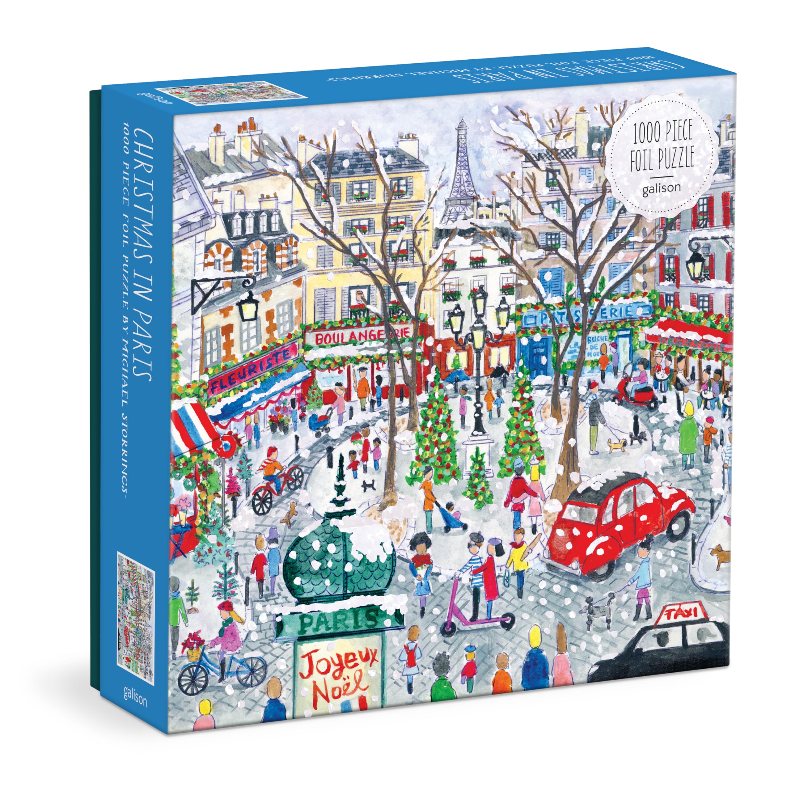 Michael Storrings Christmas In Paris 1000 Piece Foil Puzzle