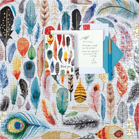 Feathers 500 Piece Foil Puzzle