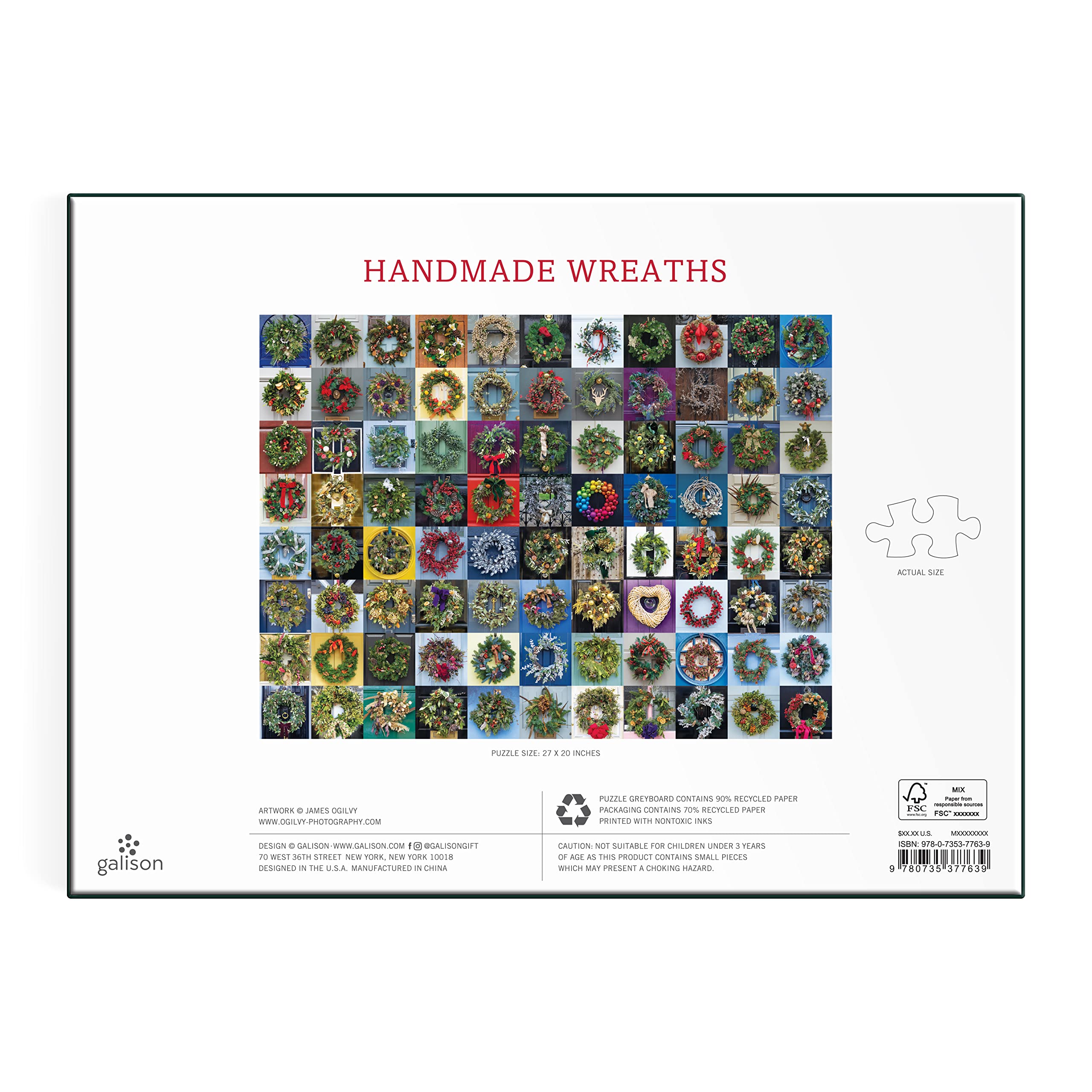 Handmade Wreaths – 1000 Piece Puzzle