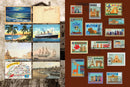 Epic Journeys and Grand Tours Travel Sticker, Color and Activity Book