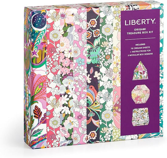 Liberty Floral Origami – Origami Kit Featuring Iconic Liberty Prints and Instructions for Origami Folds