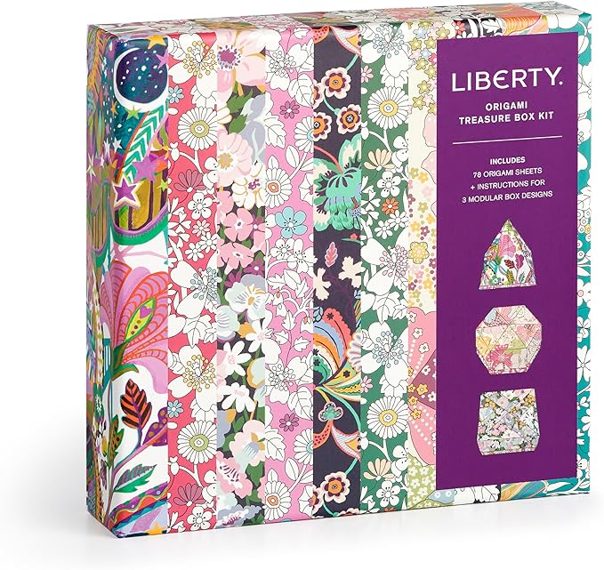 Liberty Floral Origami – Origami Kit Featuring Iconic Liberty Prints and Instructions for Origami Folds