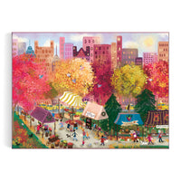 Joy Laforme Autumn at the City Market 1000 Piece Puzzle