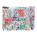 Michael Storrings Christmas in Greenwich Village 1000 Piece Puzzle