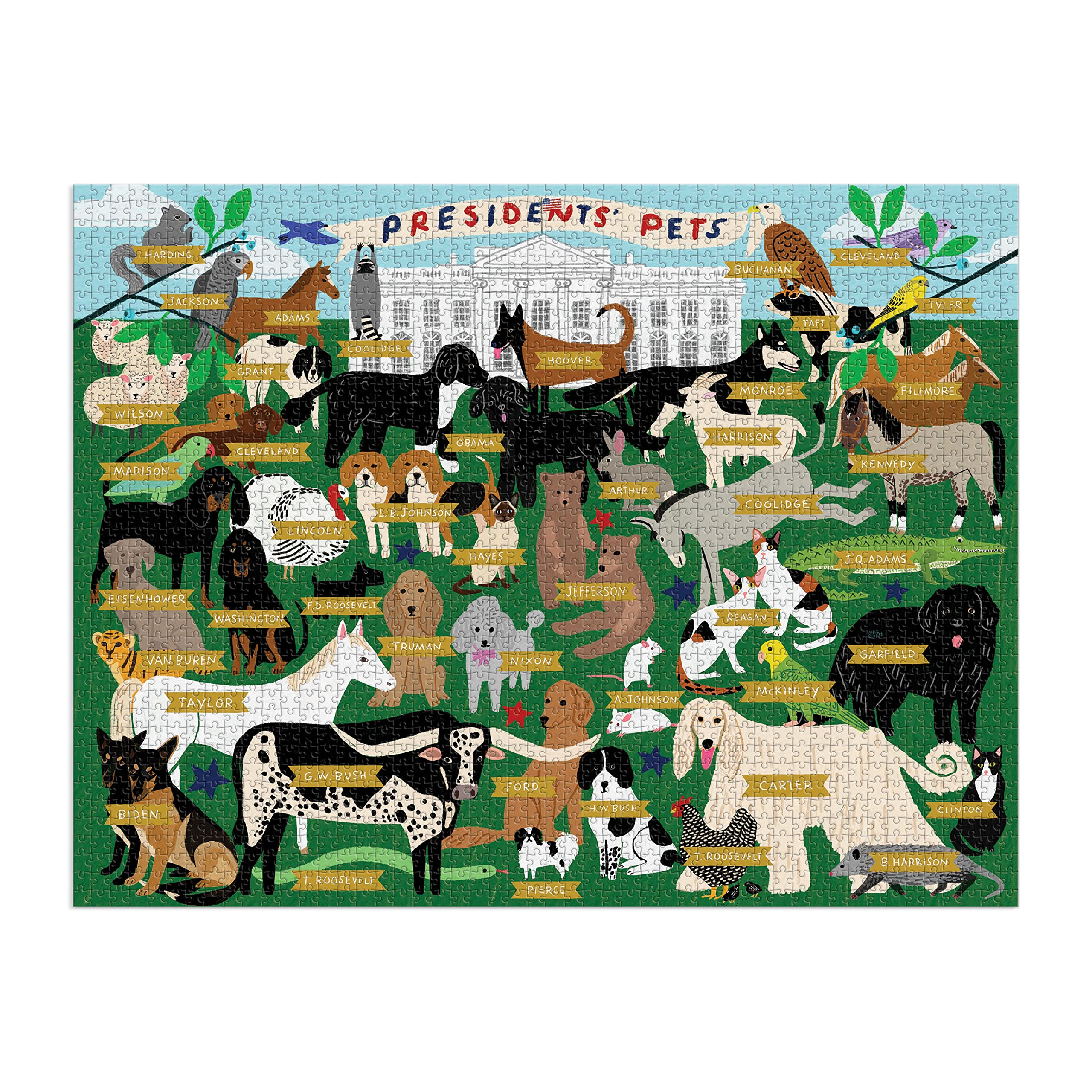 Presidents’ Pets 2000 Piece Puzzle