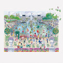 Springtime In Paris – 1000 Piece Michael Storrings Puzzle Featuring The Ornamental Grand Bassin Pond In The Spring, Floral Shades